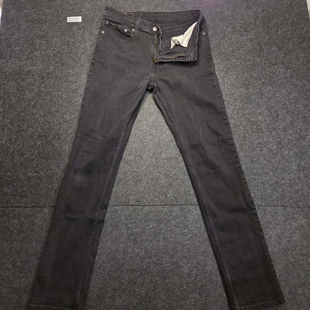Levi's 511 Slim Fit Black Stretch Denim Jeans Men's Size 32x34